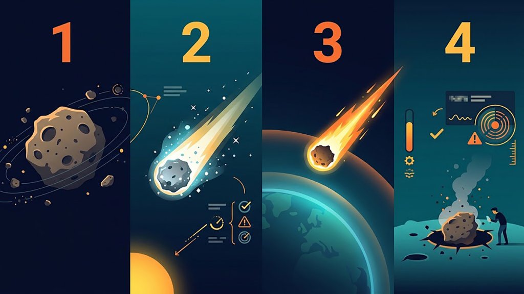 Asteroit, meteor, göktaşı ve kuyruklu yıldız: hangisi ne